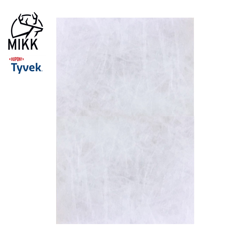 กราวด์ชีทวัสดุ Tyvek น้ำหนักเบา จาก Mikk  ขนาด 2.15 x 1.5 m หนัก 142 กรัม ใช้กรรไกรตัดได้