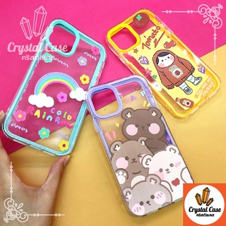 เคสมือถือประกบ 2ชิ้น Samsung A13 A23 A33 A53 A73 นิ่มใส TPU พิมพ์ลายการ์ตูน