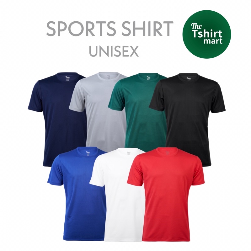 เสื้อยืดกีฬาแขนสั้น ผ้าโพลี แห้งไว ดูดเหงื่อ Poly T-Shirt - รูปที่ 2