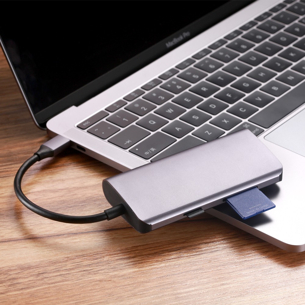 8 In 1 อะแดปเตอร์ Macbook Air 13 Adapter Hdmi Rj 45 เครือข่าย ...