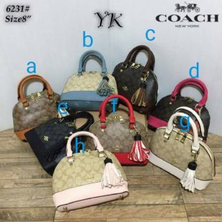 Coach กระเป๋าสะพาย เกรดพรีเมี่ยม ปั๊มทุกจุด