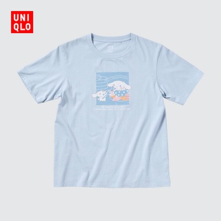 Uniqlo เสื้อยืดแขนสั้น พิมพ์ลายตัวละคร SANRIO 443945