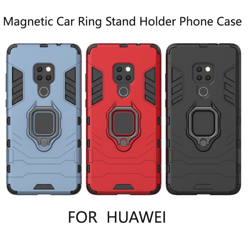 เคส Huawei Mate 9 10 20 Pro 20X เคสโทรศัพท์เคสกันกระแทกเคสแข็ง Casing Ring Holder shell Hard Case เคส  Cover