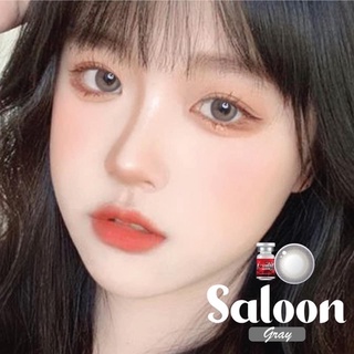 New ✨ Saloon สีเทา/น้ำตาล(Lovely lens) ขนาดBig ตาโต (บิ๊กอาย คอนแทคเลนส์ bigeyes)