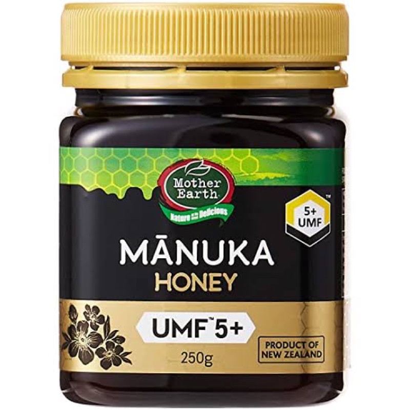 น้ำผึ้งมานูก้า UMF 5+ (Manuka Honey UMF 5+) ขนาดขวด 250g นำเข้าจากประเทศนิวซีแลนด์ ประโยชน์สูง