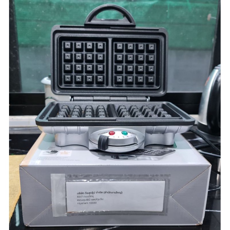 *(พร้อมส่ง)ครื่องอบขนมปังวาฟเฟิ้ล ครอฟเฟิ้ล verasu(วีรสุ)