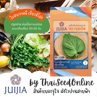 JJ เมล็ดพันธุ์ จุยเจีย ใบงาเกาหลี เขียวชิโสะ Korean Sesame Leave Seed