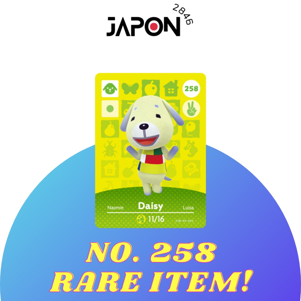 Animal Crossing Amiibo cards No.258