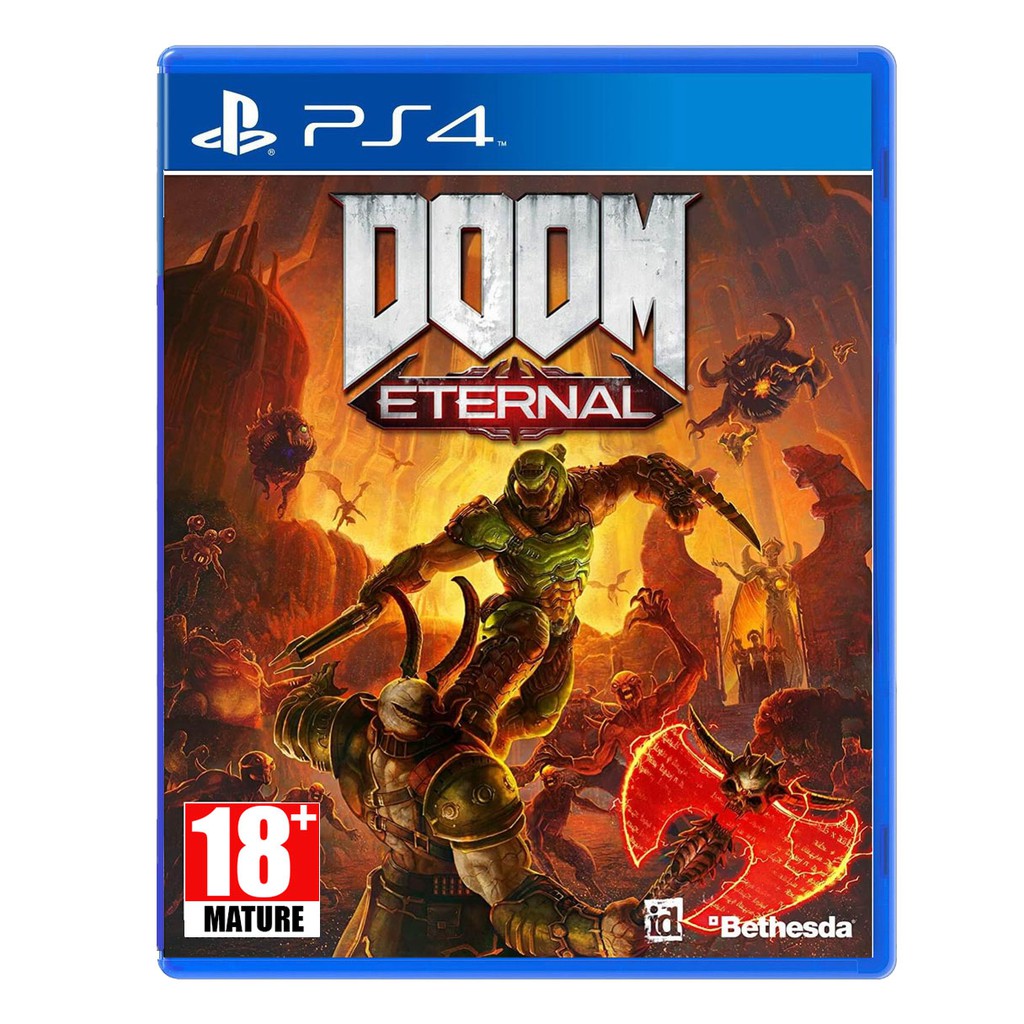 Playstation: แผ่นเกม PS4 - Doom Eternal ( Asia Z3 En/Ch/Kr ) สินค้ามือหนึ่ง สินค้าพร้อมส่ง