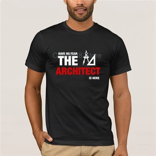 เสื้อยืดแฟชั่น แขนสั้น คอกลม พิมพ์ลาย Have No Fear The Architect Is 100% ใส่สบาย คุณภาพดี แฟชั่นฤดูร้อน สําหรับผู้ชาย