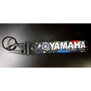 พวงกุญแจYAMAHAดำน้ำเงิน พวงกุญแจรถรถยนต์YAMAHAดำน้ำเงิน ที่ห้อยกุญแจ