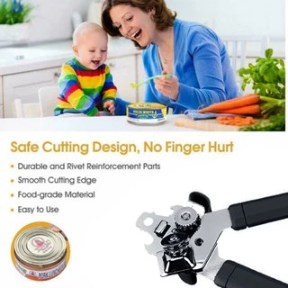 ที่เปิดกระป๋อง ที่เปิดกระป๋องอเนกประสงค์ ที่เปิดขวด can opener วัสดุสแตนเลสเกรดคุณภาพสูง ด้ามจับซิลิโคนกันลื่น Deebilion