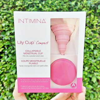 ถ้วยอนามัย Lily Cup™ Compact Size A (Intimina™) พับเก็บได้ ถ้วยรองรับประจำเดือน Menstrual Cup