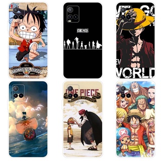 เคส วีโว่ VIVO T1X 4G Y21E 4G Y21G Case การ์ตูน One Piece เคสซิลิโคน Soft TPU โทรศัพท์มือถือ Back เคส