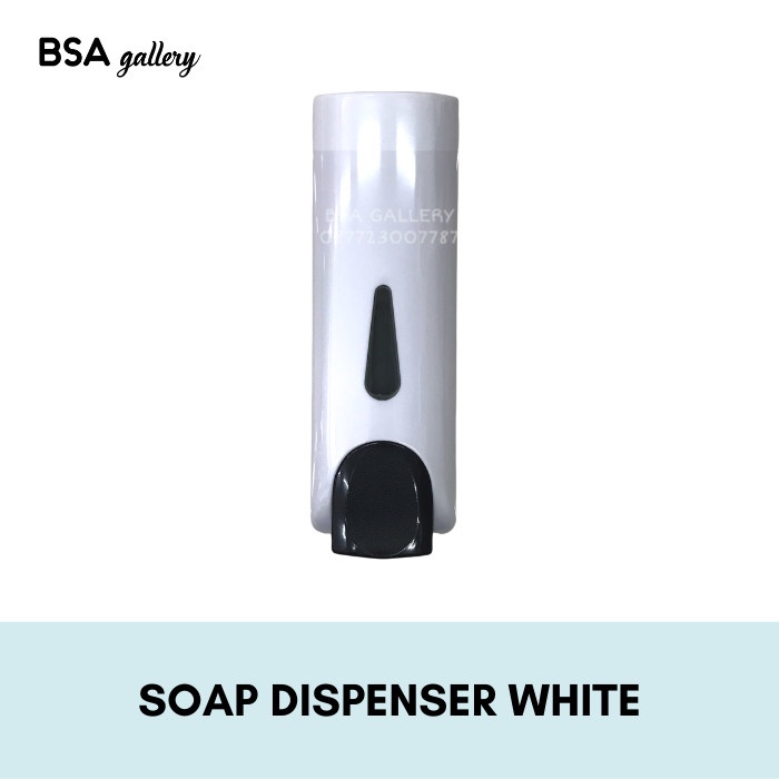 Putih WHITE SOAP DISPENSER / WHITE BATHROOM LIQUID SOAP HOLDER / สบู่ล้างมือ