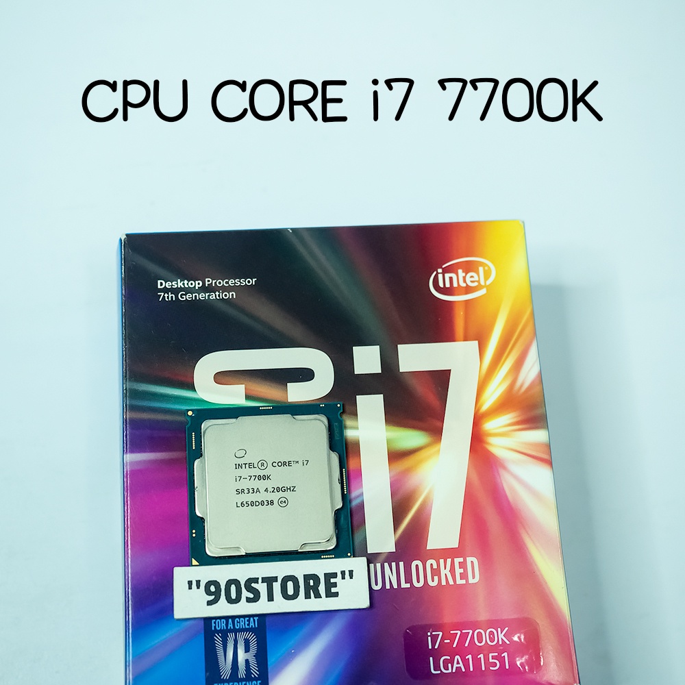 intel Core i7 7700k @4.2GHz Turbo4.5GHz LGA1151