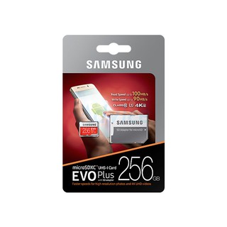 Micro SD 256GB Class10 Samsung EVO Plus (U3 100 MB/s.)