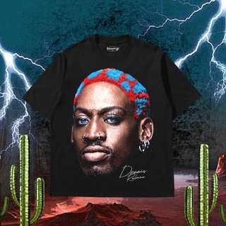 [S-5XL] 【สไตล์ใหม่ 2022】gildan เสื้อยืด ผ้าฝ้าย 100% พิมพ์ลาย Dennis Rodman Rap สําหรับผู้ชาย