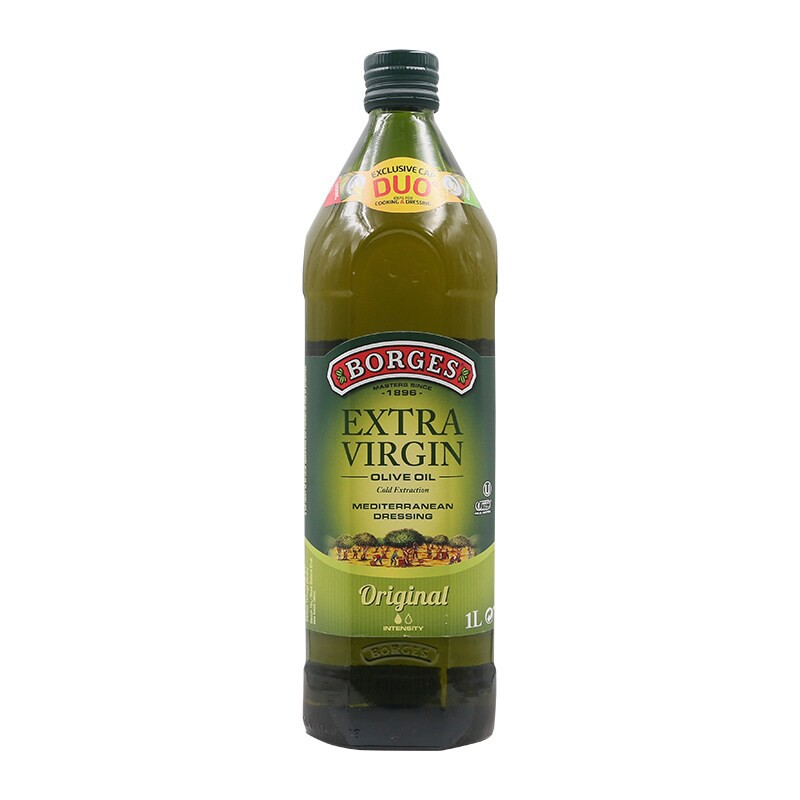 โบร์เกสน้ำมันมะกอกเอ็กซ์ตร้าเวอร์จิ้น 1ลิตร Borges Extra Virgin Olive Oil 1 L.