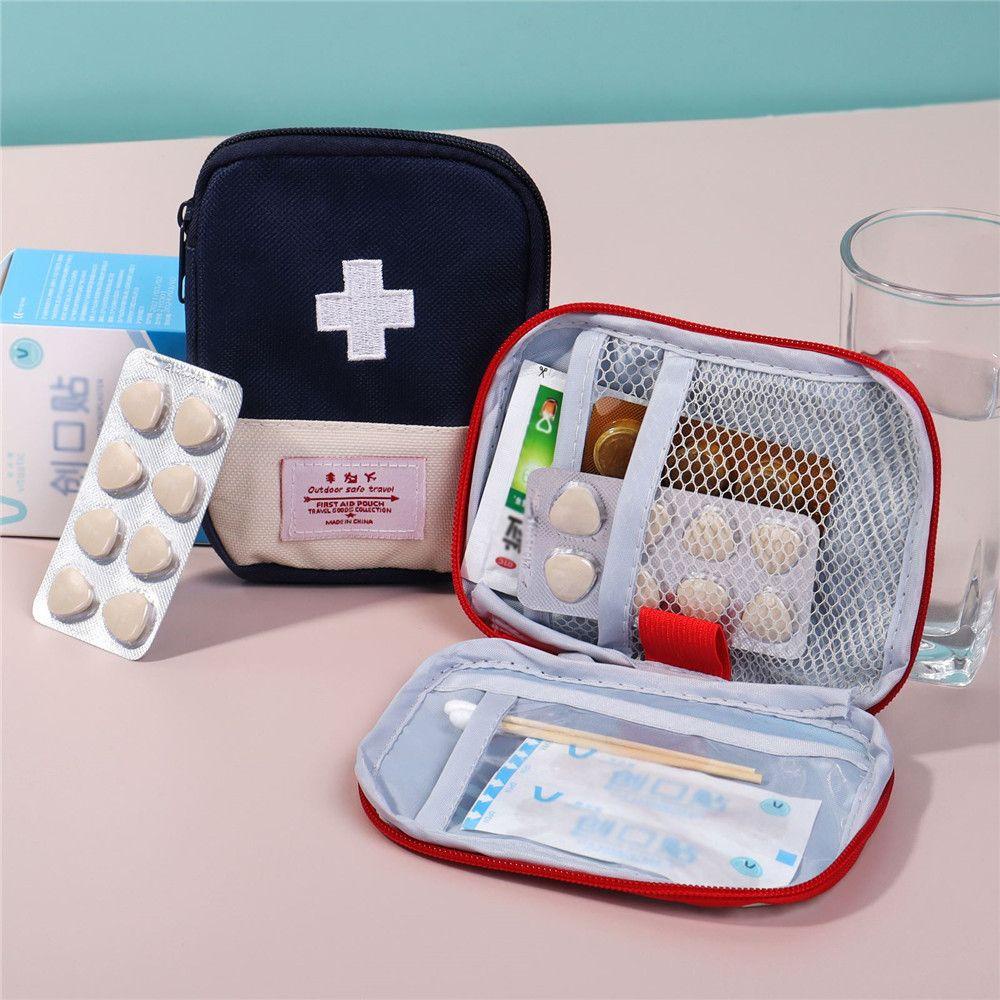 Wolfay กระเป๋ายาแฟชั่นในครัวเรือน Mini First Aid Kit