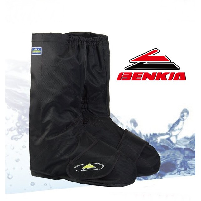 รองเท้าคลุมกันฝน Benkia AS82 วัสดุ PVC/NYLON สำหรับขี่มอเตอร์ไซค์ - Motorcycle มอเตอร์ไซค์