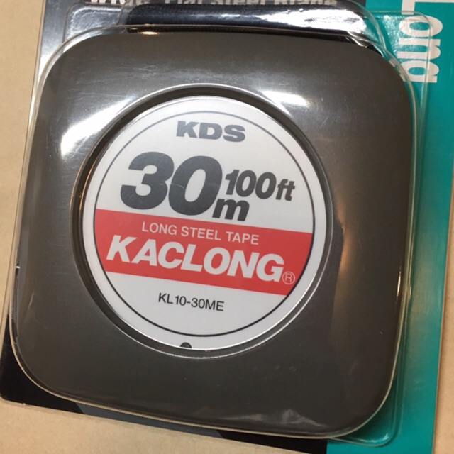 ตลับเมตรเทปเหล็ก  KDS KACLONG ของญี่ปุ่น ยาว 10, 20 และ 30 เมตร