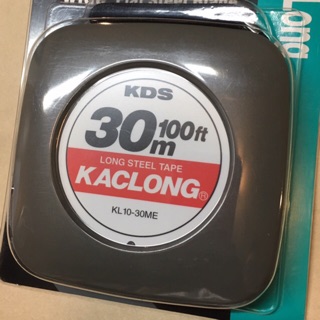 ตลับเมตรเทปเหล็ก  KDS KACLONG ของญี่ปุ่น ยาว 10, 20 และ 30 เมตร