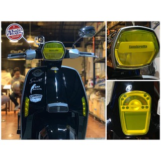 สติกเกอร์ New Lambretta ไฟหน้า เรือนไมล์ ไฟเลี้ยว หน้าเท่านั้น 5 สีแบบใส หลากสี สติกเกอ สติ๊กเกอร์ sticker