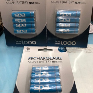 Spa Rechargeable battery AAA ถ่านชาร์ สปา aaa 1050 mAh อย่างดี ราคาต่อ 1ก้อน