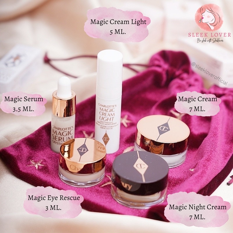 พร้อมส่ง&แท้เคาน์เตอร์ไทย Charlotte Tilbury Skincare / Magic Cream / Crystal Exilir / Magic Eye Rescue