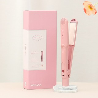 ( พร้อมส่ง ) Vodana Velvetbar Wide Flat Iron สี Milk tea Rose ที่หนีบผม ไซส์ใหญ่