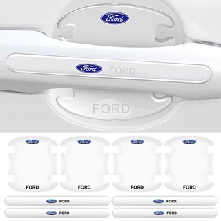 【 Ford / ฟอร์ด】 ชุด 14 ชิ้น​ สติ๊กเกอร์ติดมือจับประตูรถยนต์สําหรับ ฟอร์ด Ford