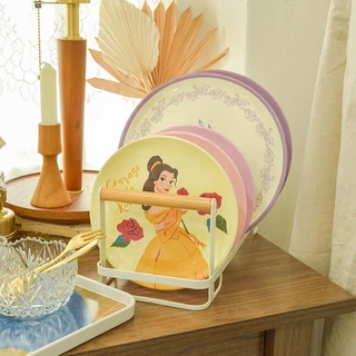 ( พร้อมส่ง ) Disney Pricess Plate Set 3P จานเมลานีนลายเจ้าหญิงดิสนีย์