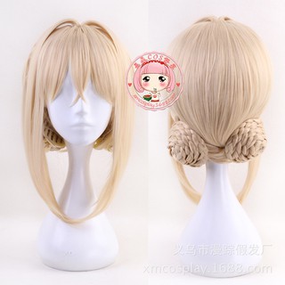 Cosplay Wig Violet Evergarden Violet Violet Hand-woven twist bag cosplay wig Xingmiao