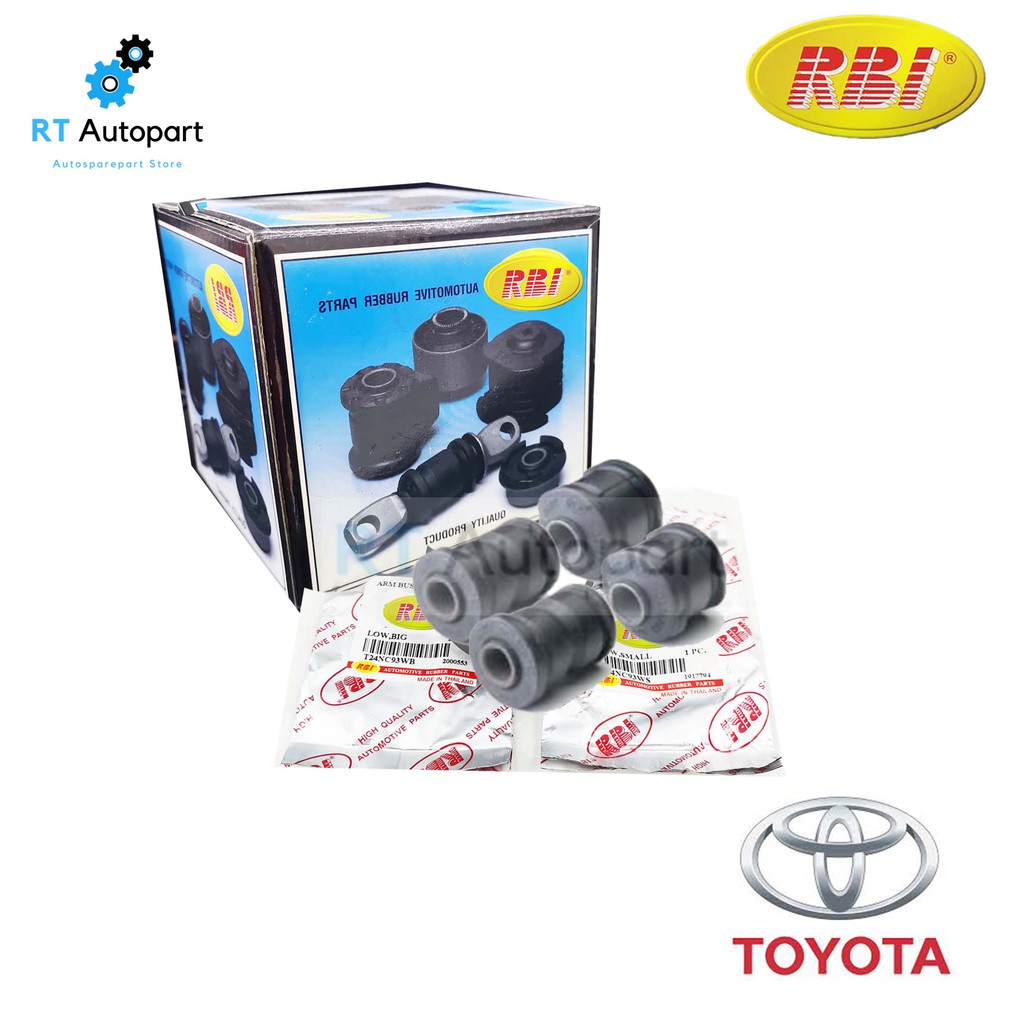 RBI บูชปีกนก Toyota  AE101 EE100 AE100 / บูชปีกนกล่าง AE สามห่วง / 48654-12070 / 48655-12050