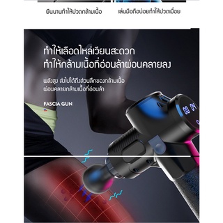 Xiaomi Meavon Muscle massager ปืนนวดกล้ามเนื้อไฟฟ้าไร้สาย สามารถเปลี่ยนหัวนวดได้ 4 ประเภท ลดอาการปวดเมื่อยและผ่อนคลาย ma