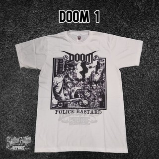 [สไลด์ซ้าย] Kaos DOOM Builtup Punk Music Band PRAPATAN REBEL ของแท้