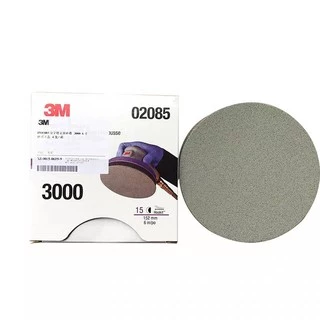 3M กระดาษทรายกลมไตรแซ็ค 6 นิ้ว เบอร์ 3000 หลังสักหลาด ราคา/ชิ้น