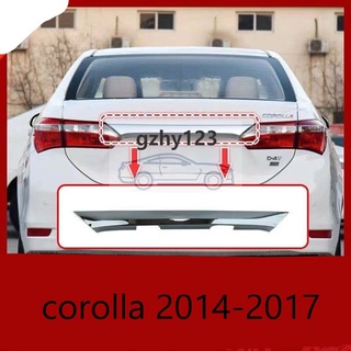 ฝาครอบท้ายรถยนต์ ABS โครเมี่ยม สําหรับ toyota altis corolla 2014 2015 2016 2017