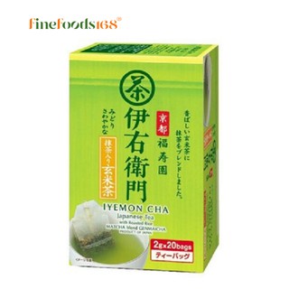 อิเอมอน มัทชะ เบลนด์ เกนไมชา ที แบก 40 กรัม Iyemon Matcha Blend Genmaicha Tea Bag 40 g.