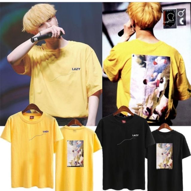 เสื้อยืด lazy แบบยูคยอม got7 Fanmade