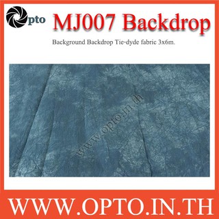 MJ007 Background Backdrop Tie-dyde fabric 3x6m. Cotton For Studio ฉากหลังเพ้นท์ลายสำหรับถ่ายภาพ