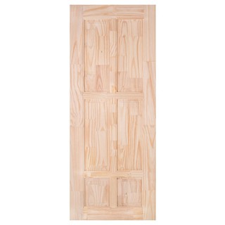 PINE DOOR MODERN DOORS CE08 80X200CM ประตูไม้สน MODERN DOORS CE08 80x200 ซม. ประตูบานเปิด ประตูและวงกบ ประตูและหน้าต่าง