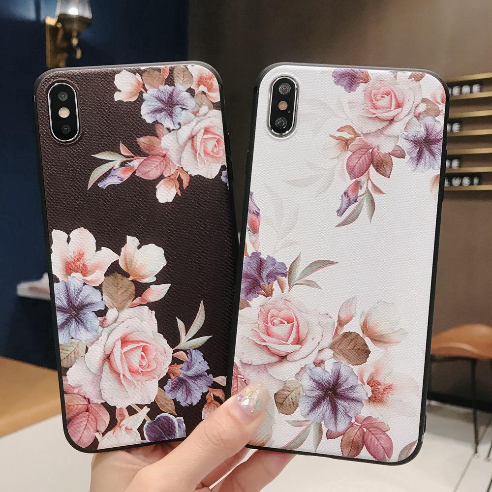 เคส Huawei Nova 4E 3i Honor 20 P20 P30 Pro Lite Case Beautiful Flower Soft Cover