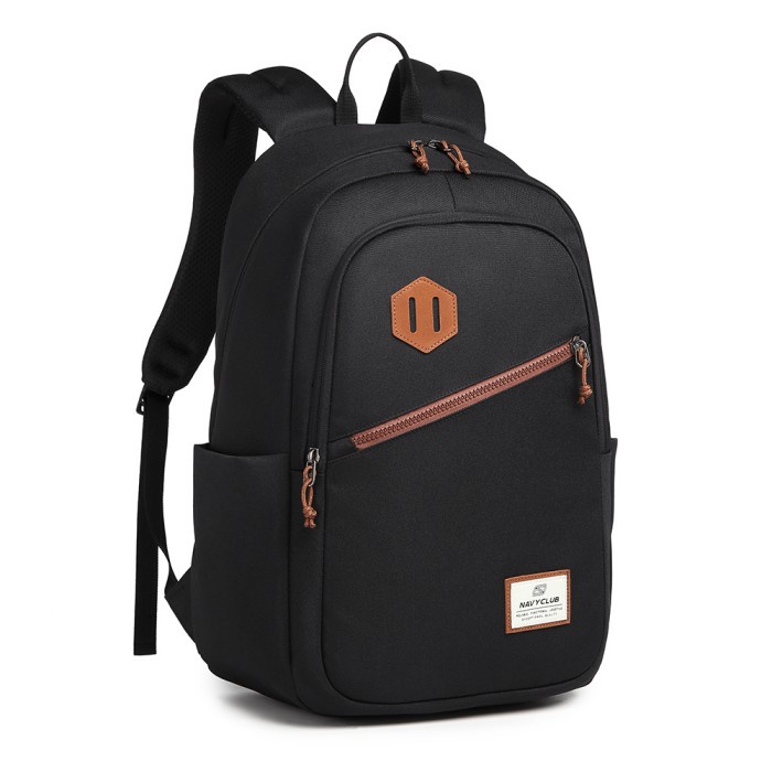 Navy Club WOMENS BAG Laptop Backpack - Mens Bag Womens Bag Backpack - FBJFA - Black IMPORTED WOMENS 