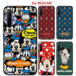 เคส realme 11 5 5S 5I 6I pro plus 4G 5G  7 6 7i C17 pro plus 4G 5G  โทรศัพท์มือถือลายการ์ตูนมิกกี้มินนี่สําหรับ