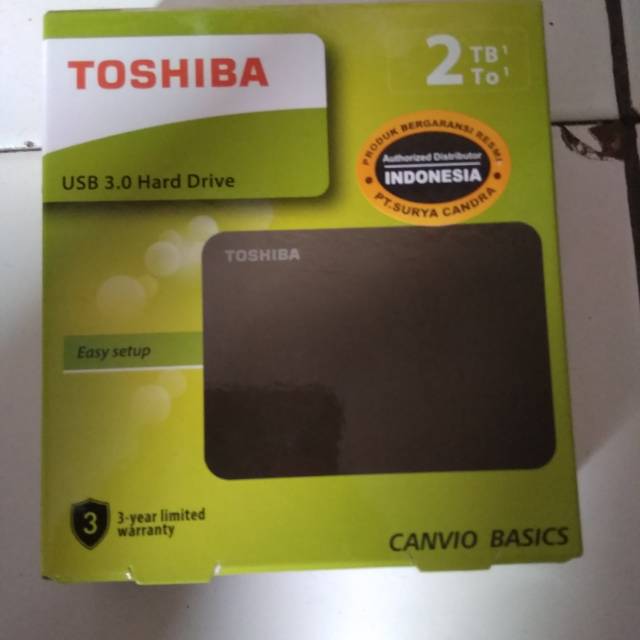 Harddisk External Toshiba Canvio Basic 2Tb 2.5 inc