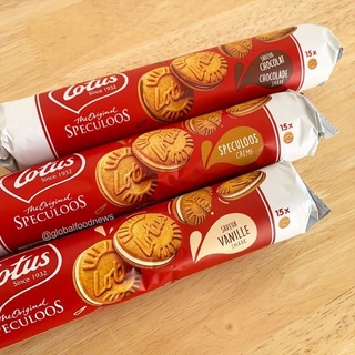 Lotus Biscoff speculoos 1 แถวมี 15 ชิ้น มีฮาลาล