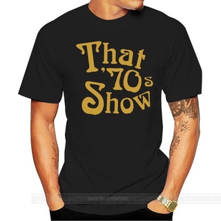 เสื้อยืดครอปเสื้อยืดผ้าฝ้าย 100% พิมพ์ลาย America Sitcom 70 Show แนวตลก สําหรับผู้ชายS-5XL