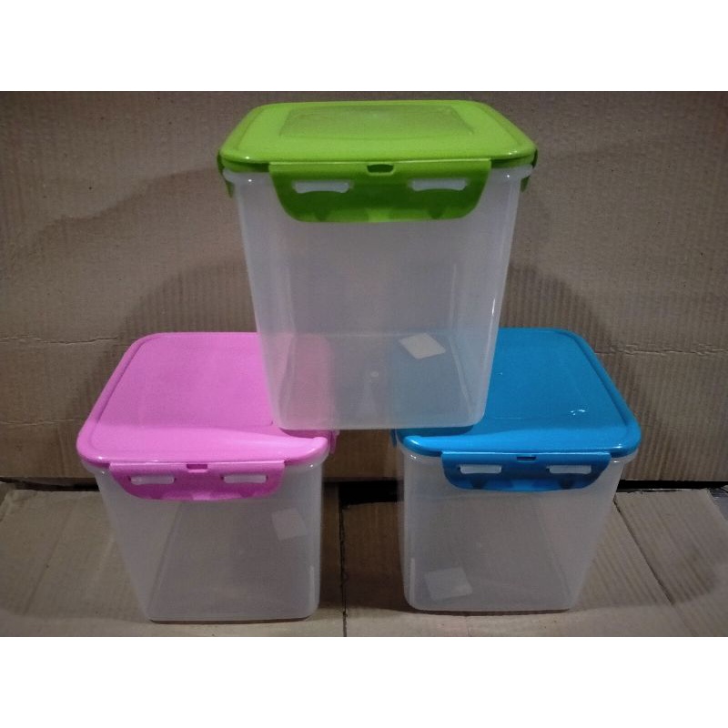 กล่องใส่ของอเนกประสงค์ล็อคสีด้านความจุ2800 ml